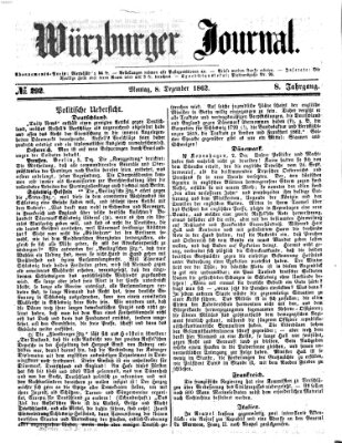 Würzburger Journal Montag 8. Dezember 1862