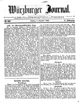 Würzburger Journal Dienstag 9. Dezember 1862