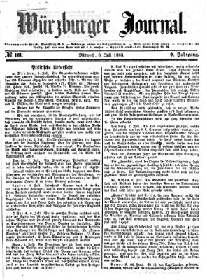 Würzburger Journal Mittwoch 8. Juli 1863