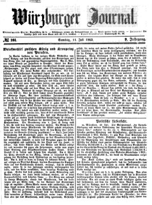 Würzburger Journal Samstag 11. Juli 1863