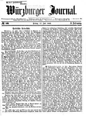 Würzburger Journal Freitag 17. Juli 1863