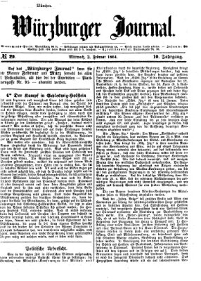 Würzburger Journal Mittwoch 3. Februar 1864