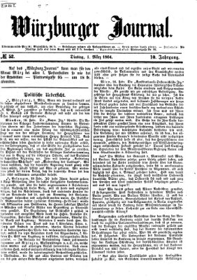 Würzburger Journal Dienstag 1. März 1864