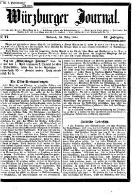 Würzburger Journal Mittwoch 30. März 1864