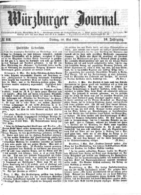 Würzburger Journal Dienstag 10. Mai 1864