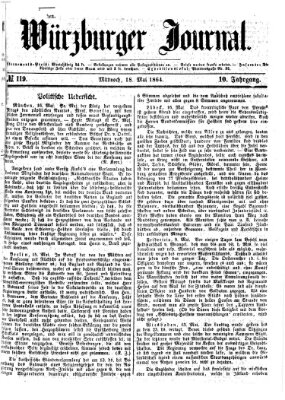 Würzburger Journal Mittwoch 18. Mai 1864