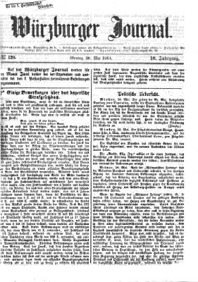 Würzburger Journal Montag 30. Mai 1864