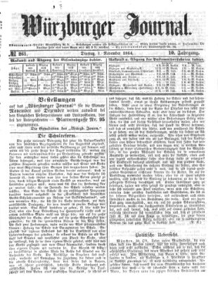 Würzburger Journal Dienstag 1. November 1864