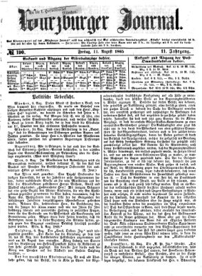 Würzburger Journal Freitag 11. August 1865