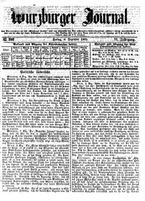 Würzburger Journal Freitag 8. Dezember 1865