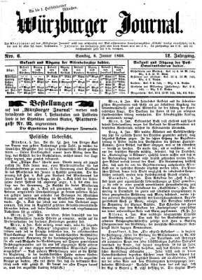 Würzburger Journal Samstag 6. Januar 1866