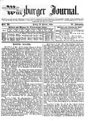 Würzburger Journal Freitag 9. Februar 1866