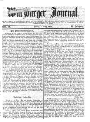 Würzburger Journal Freitag 2. März 1866