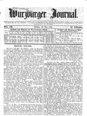 Würzburger Journal Dienstag 15. Mai 1866