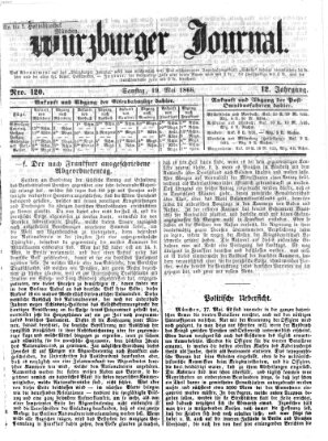 Würzburger Journal Samstag 19. Mai 1866