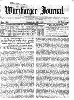 Würzburger Journal Mittwoch 30. Mai 1866