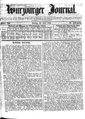 Würzburger Journal Dienstag 26. Juni 1866