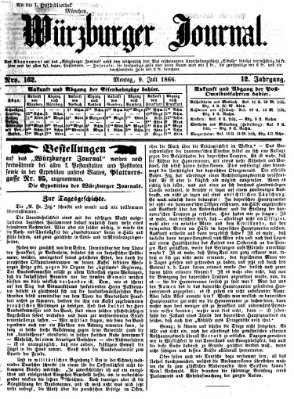 Würzburger Journal Montag 9. Juli 1866