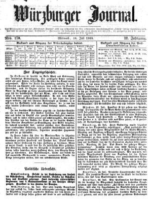 Würzburger Journal Mittwoch 18. Juli 1866