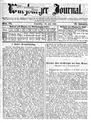 Würzburger Journal Donnerstag 19. Juli 1866