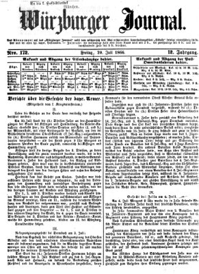 Würzburger Journal Freitag 20. Juli 1866