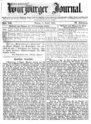 Würzburger Journal Montag 6. August 1866