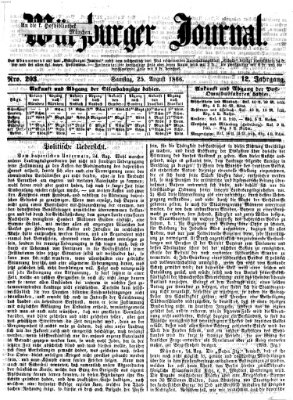 Würzburger Journal Samstag 25. August 1866