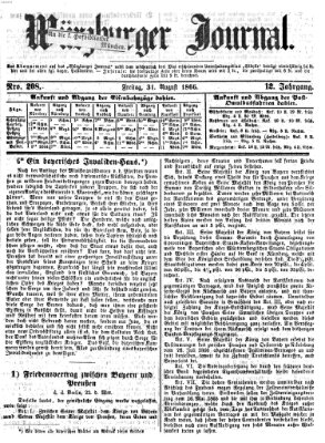 Würzburger Journal Freitag 31. August 1866