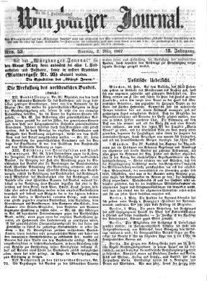 Würzburger Journal Samstag 2. März 1867