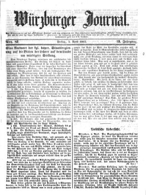 Würzburger Journal Freitag 5. April 1867