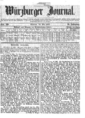 Würzburger Journal Mittwoch 29. Mai 1867