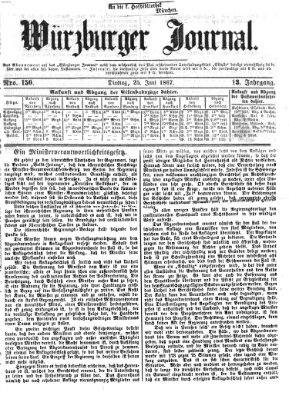 Würzburger Journal Dienstag 25. Juni 1867