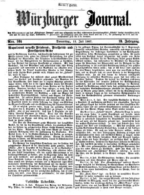 Würzburger Journal Donnerstag 11. Juli 1867