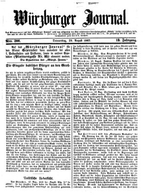 Würzburger Journal Donnerstag 29. August 1867