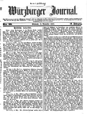 Würzburger Journal Mittwoch 6. November 1867