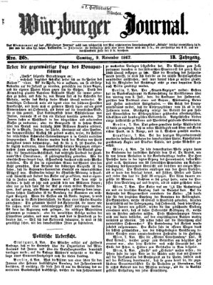 Würzburger Journal Samstag 9. November 1867