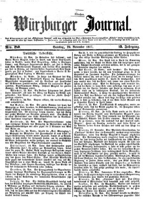 Würzburger Journal Samstag 23. November 1867