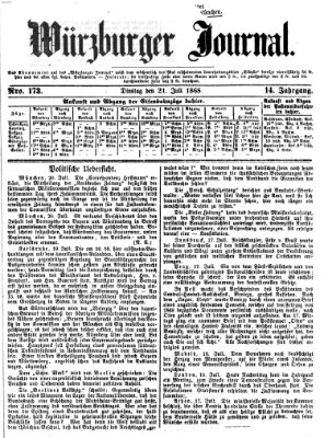 Würzburger Journal Dienstag 21. Juli 1868