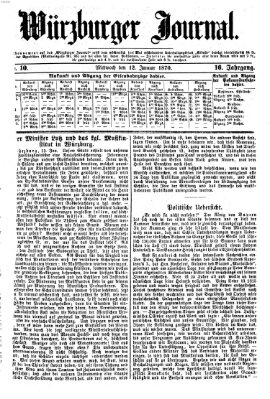 Würzburger Journal Mittwoch 12. Januar 1870