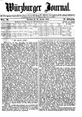 Würzburger Journal Samstag 22. Januar 1870