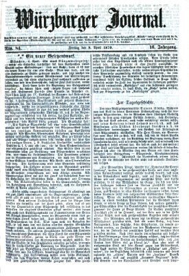 Würzburger Journal Freitag 8. April 1870