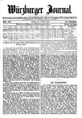 Würzburger Journal Freitag 6. Mai 1870