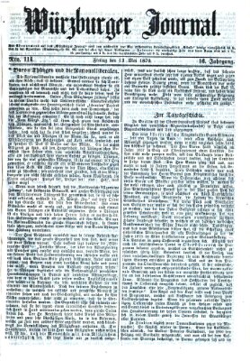 Würzburger Journal Freitag 13. Mai 1870