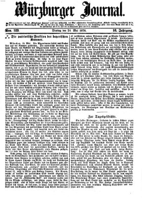 Würzburger Journal Dienstag 24. Mai 1870