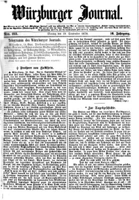 Würzburger Journal Montag 19. September 1870