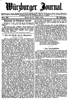 Würzburger Journal Freitag 21. Oktober 1870