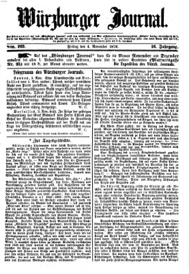 Würzburger Journal Freitag 4. November 1870