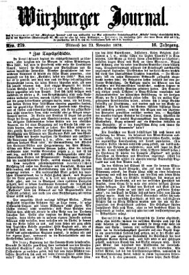 Würzburger Journal Mittwoch 23. November 1870