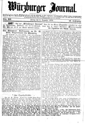 Würzburger Journal Freitag 9. Dezember 1870