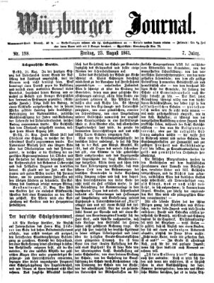 Würzburger Journal Freitag 23. August 1861